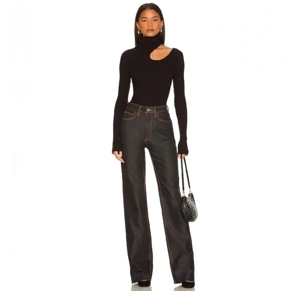 NEW WEWOREWHAT REVOLVE HIGH-WAISTED JEANS - Picture 8 of 8